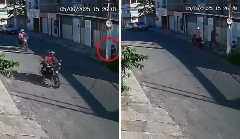 Dupla em moto assalta adolescente sentada na calçada em Vila Velha — Veja detalhes