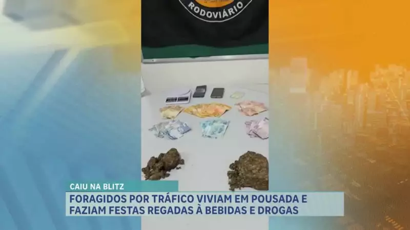 Dupla foragida por tráfico de drogas é presa em pousada de Contagem, MG
