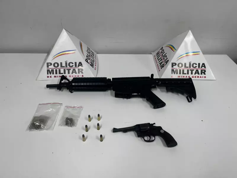 Duplo homicídio choca Coronel Fabriciano: polícia apreende submetralhadora e revólver em casa de suspeito