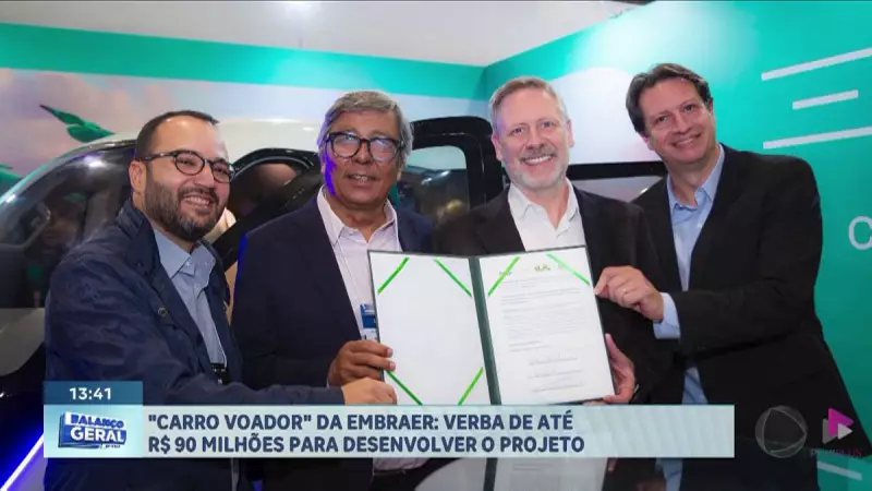 Embraer anuncia fábrica em Taubaté para desenvolver carro voador inovador