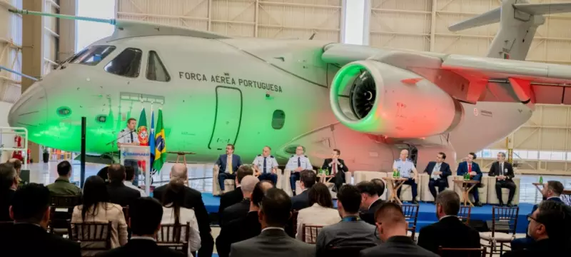 Embraer fecha novo contrato com Força Aérea Portuguesa para venda de avião KC-390