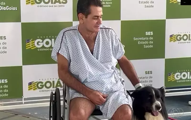 Emocionante reencontro: Paciente revê cachorro após meses de internação - 'Achei bom demais'