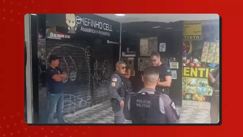Empresário é assassinado e dois ficam feridos em ataque a tiros em loja de celulares em Manaus