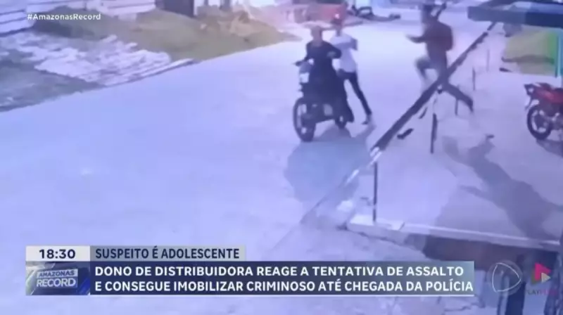 Empresário reage a assalto e imobiliza criminoso em Benjamin Constant — AM