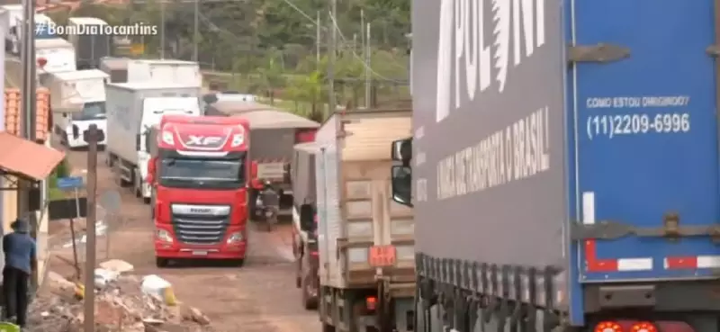 Empresas conseguem liminar para não pagar pedágio de R$ 50 em Tocantinópolis após queda de ponte