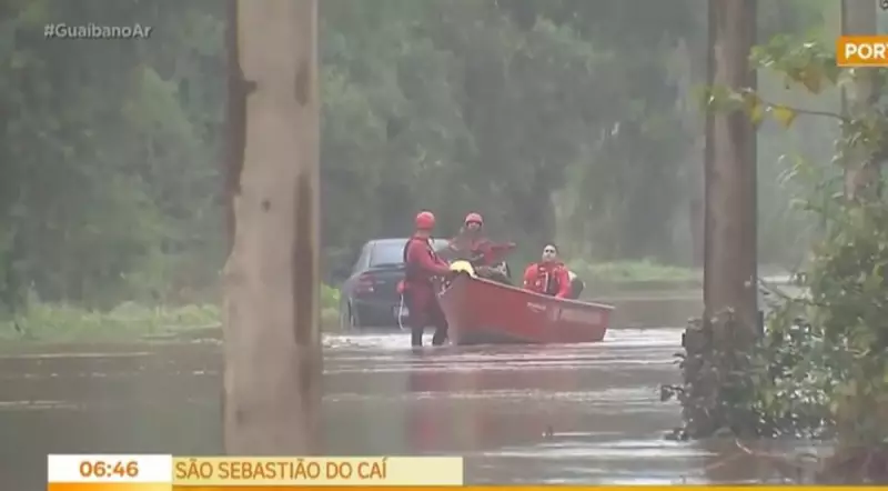 Enchente em São Sebastião do Cai deixa quase 300 desabrigados: saiba como ajudar