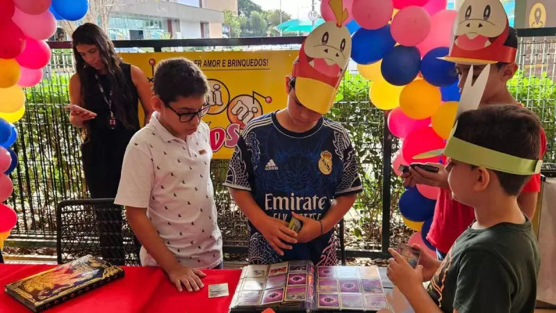 Encontro de fãs de Pokémon atrai multidão no Shopping ParkCity em Sumaré