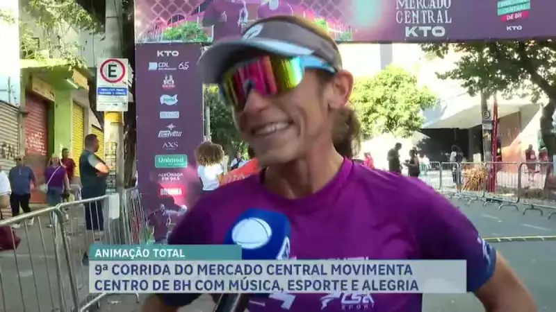 Equipe da Record MG enfrenta desafio emocionante na 9ª Corrida do Mercado Central de BH