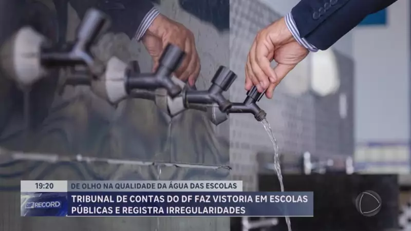Escolas públicas do DF em crise: falta de água potável e estruturas precárias denunciadas pelo TCDF