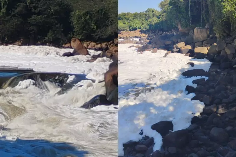 Espuma tóxica volta a cobrir o Rio Tietê em Salto: entenda os riscos e causas
