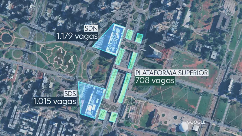 Estacionamento da Rodoviária do Plano Piloto terá cobrança por hora a partir de R$ 12 – Veja como funcionará