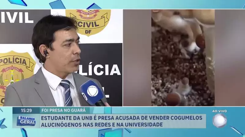 Estudante da UnB é presa por tráfico de cogumelos alucinógenos em Brasília