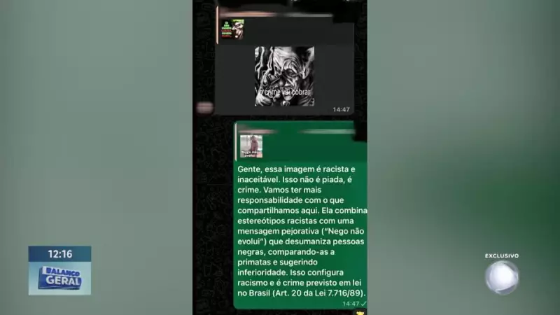 Estudante denuncia racismo em grupo de mensagens de faculdade em Taguatinga, DF