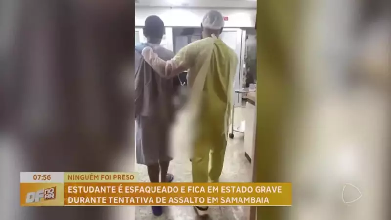 Estudante em estado grave após ser esfaqueado em tentativa de assalto no DF