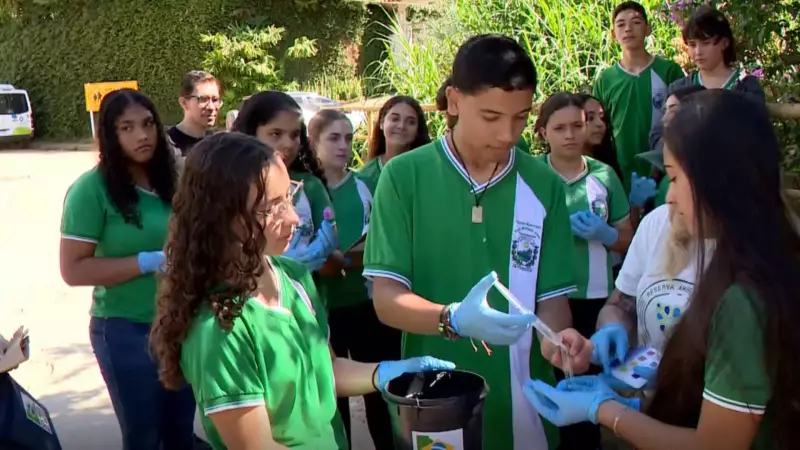 Estudantes da rede pública monitoram qualidade dos rios no Espírito Santo em projeto inovador