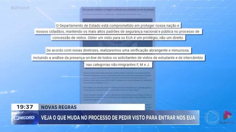 EUA monitoram redes sociais de estudantes brasileiros para concessão de vistos: entenda o impacto