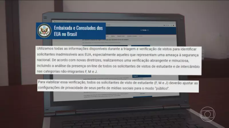 EUA mudam regras para vistos de brasileiros: redes sociais serão analisadas