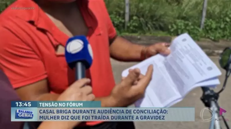 Ex-amantes se agridem durante audiência de conciliação em tribunal