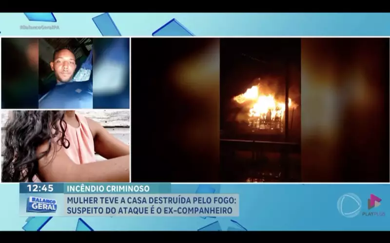 Ex-companheiro invade casa com facão e incendeia residência em ato de violência extrema