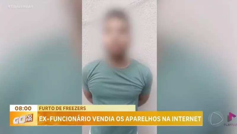 Ex-funcionário é flagrado vendendo freezers furtados de empresa alimentícia em Goiás