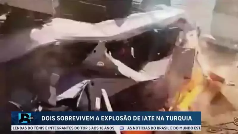 Explosão de iate na Turquia: piloto e passageiro sobrevivem milagrosamente