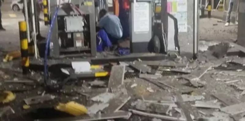 Explosão em posto de combustíveis no Rio de Janeiro é registrada em vídeo chocante