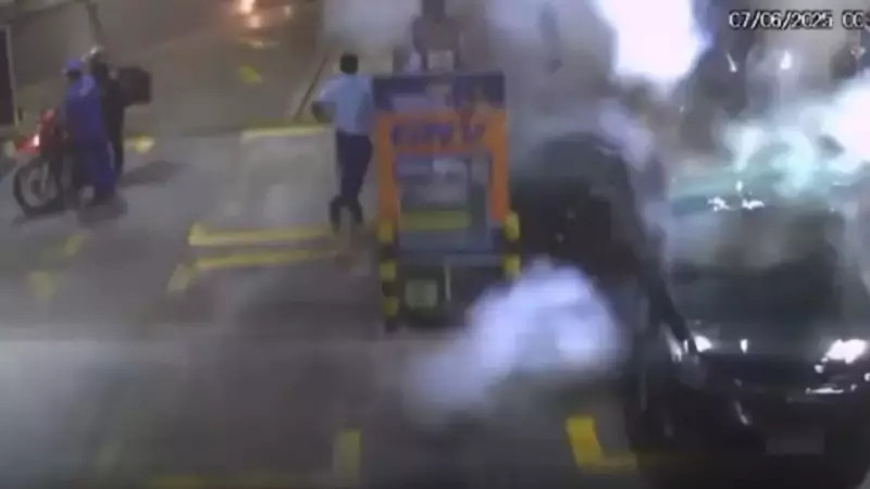 Explosão em posto de gasolina no Rio de Janeiro mata motorista: veja o vídeo chocante