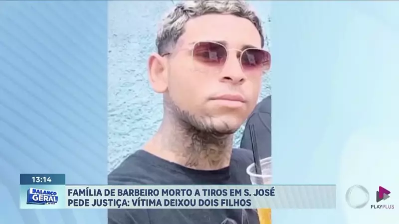 Família de barbeiro assassinado em São José dos Campos clama por justiça em caso chocante