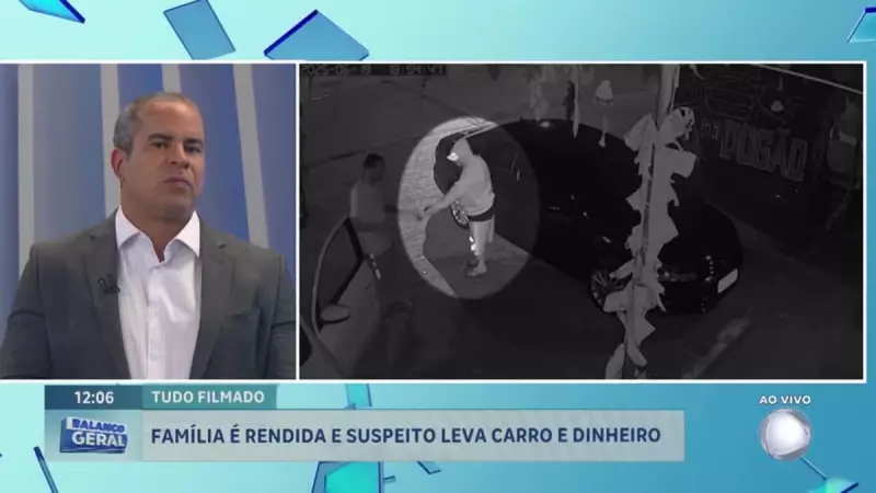 Família é assaltada ao descarregar carro em Taguatinga Norte, DF: veja detalhes