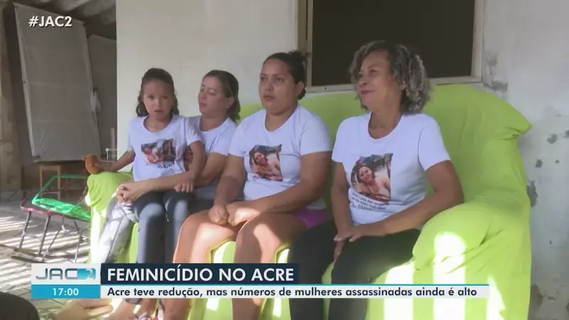 Família se reveza para cuidar de filha que presenciou assassinato da mãe em via pública no Acre