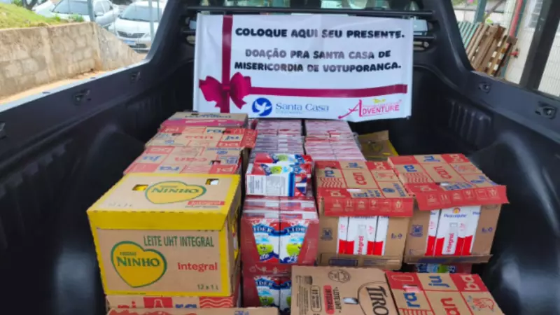 Família transforma aniversário em ação solidária e doa 374 litros de leite para hospital no interior de SP