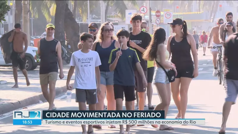 Feriado com maratona e tempo firme injeta R$ 500 milhões na economia do Rio