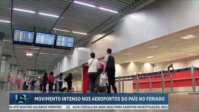 Feriado de Corpus Christi movimenta aeroportos do Brasil com mais de 1,9 milhão de passageiros