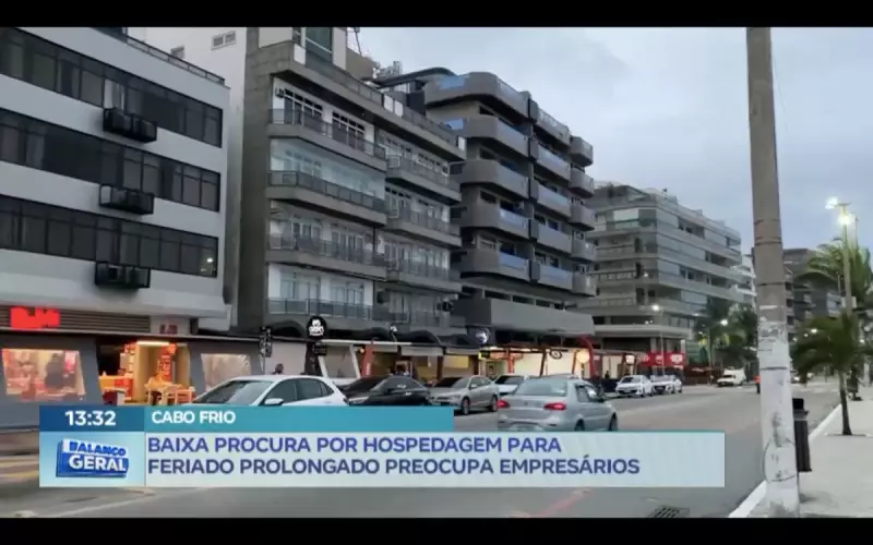 Feriado prolongado decepciona empresários em Cabo Frio: baixa procura preocupa comércio