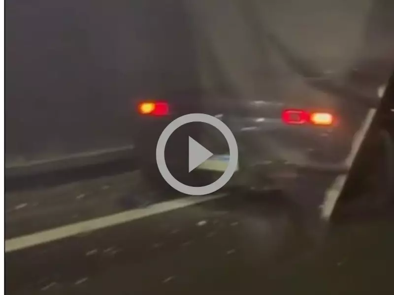 Ferrari de R$ 5 milhões se envolve em acidente e interdita túnel em SC — Veja o vídeo!
