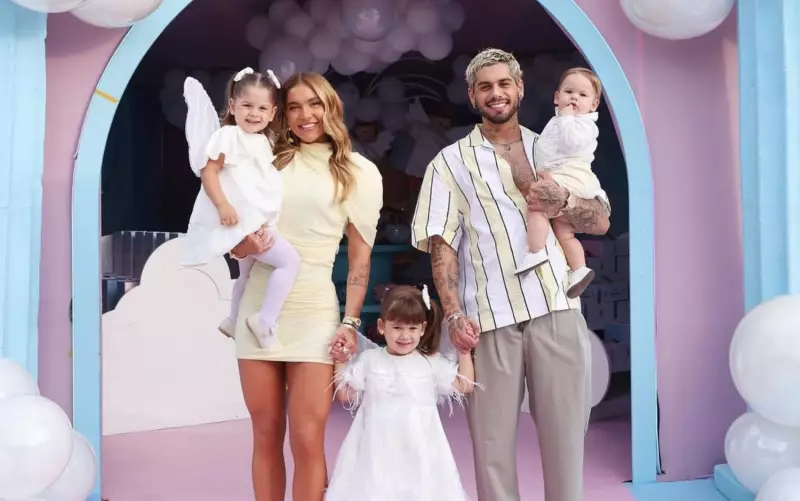 Festa de Maria Alice: Hugo & Guilherme animam celebração com bolo gigante de 2 metros!
