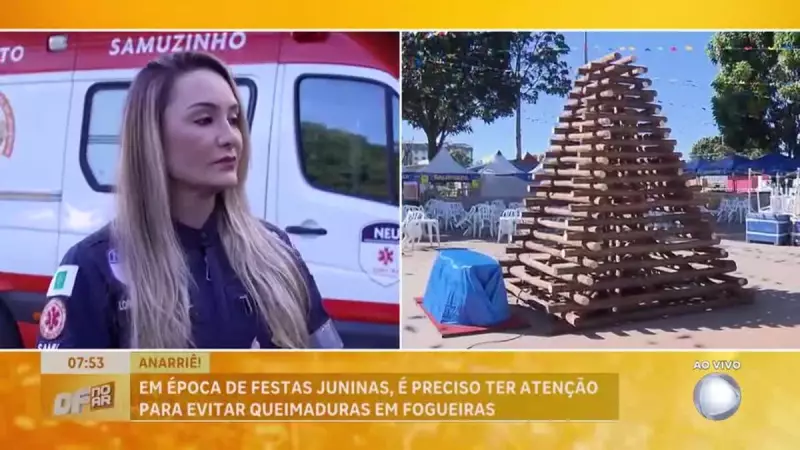 Festas Juninas: Especialista Revela Dicas Essenciais para Evitar Queimaduras em Fogueiras