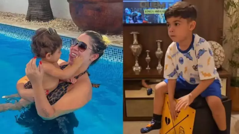 Filho de Marília Mendonça emociona ao tocar música da mãe em homenagem comovente