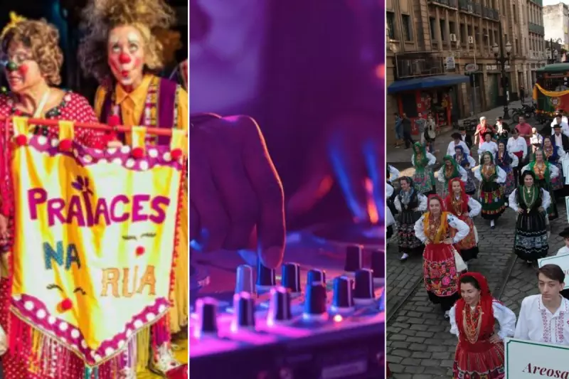 Fim de semana agitado em Santos: DJ FancyInc, Festa de Portugal Folk na Kombi e teatro imperdível