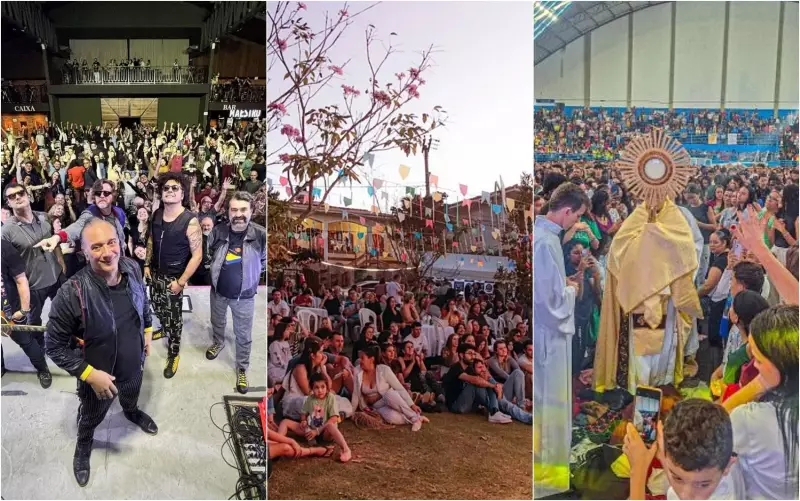Fim de semana agitado no Sul de Minas: música, gastronomia e eventos religiosos para todos os gostos