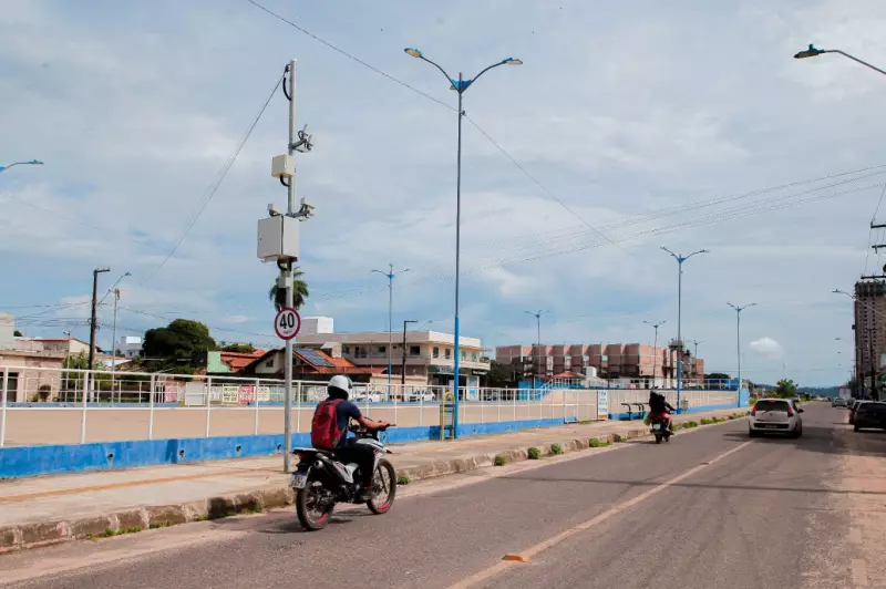 Fiscalização eletrônica em Santarém: mais de 5.500 autuações em menos de um mês