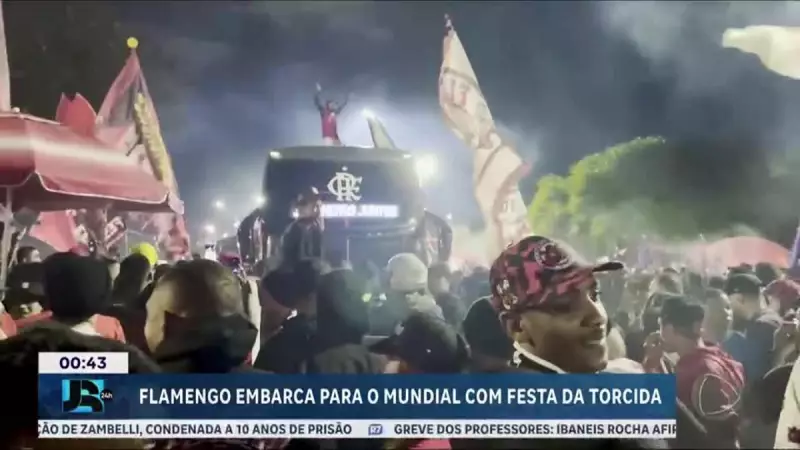 Flamengo embarca para os EUA em busca do título na Copa do Mundo de Clubes