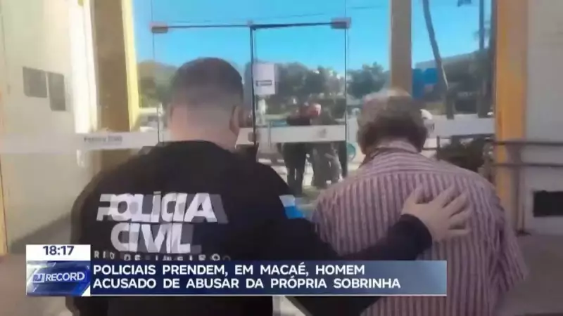 Foragido por estuprar a própria sobrinha é preso em Macaé, RJ