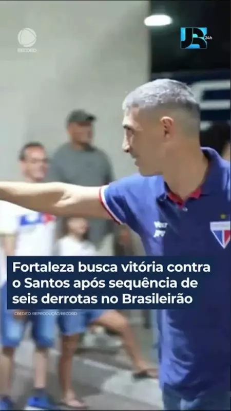 Fortaleza busca reviravolta contra o Santos após seis derrotas seguidas no Brasileirão