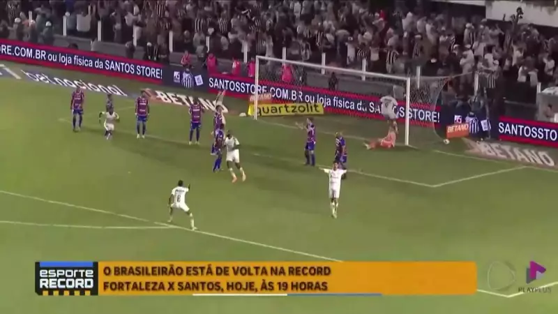 Fortaleza x Santos: Duelo Crucial no Brasileirão Retorna à Record com Tudo!