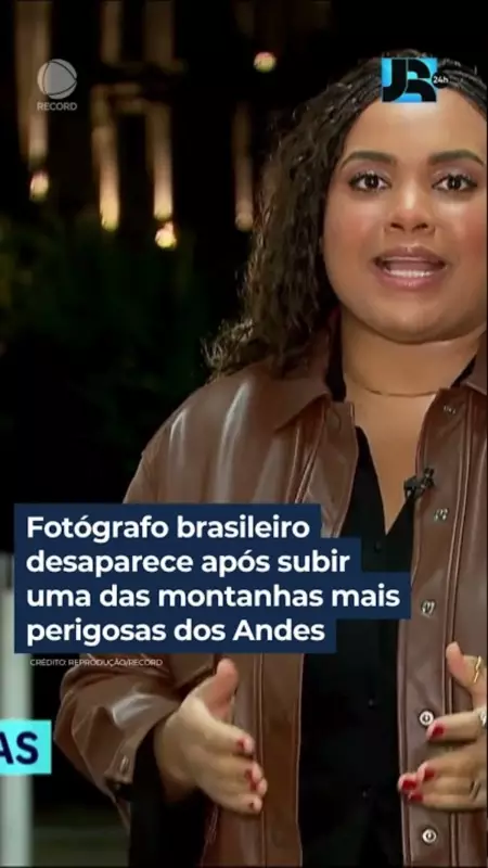 Fotógrafo brasileiro desaparece em montanha perigosa dos Andes: buscas em andamento