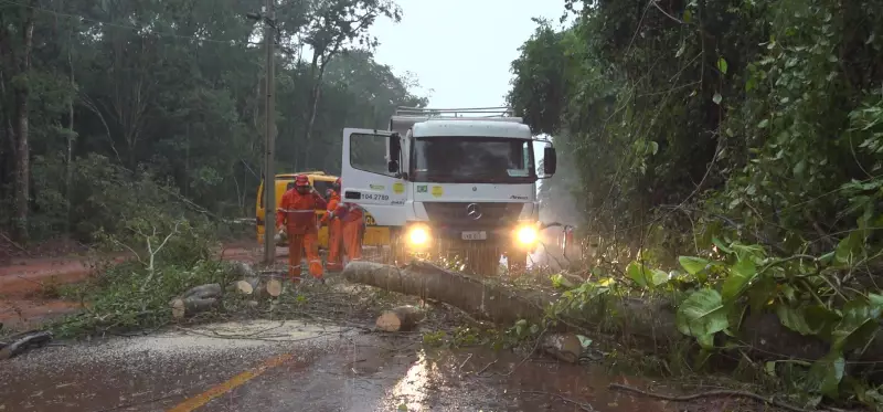 Foz do Iguaçu alagada: chuva intensa desaloja famílias e causa caos urbano — Veja fotos