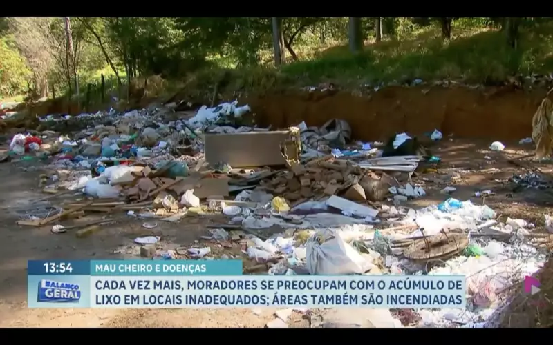 Franca (SP) em Alerta: Descarte Irregular de Lixo e Queimadas Ameaçam Meio Ambiente e Saúde Pública
