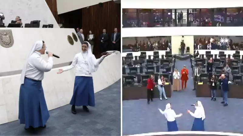 Freiras viralizam com beatbox e passinho na Assembleia Legislativa do Paraná