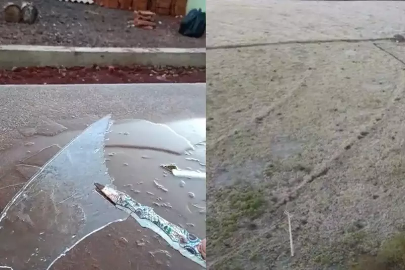 Frente fria intensa causa geada e congela piscinas em cidades de Mato Grosso do Sul